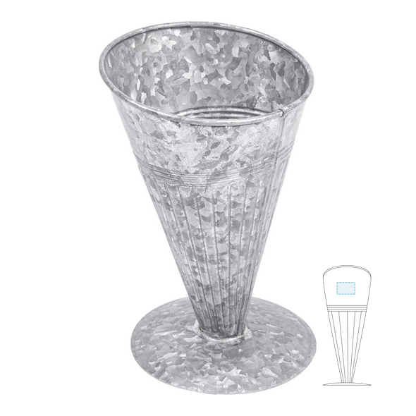 Pommes Frites Becher aus Stahl Pommes Frites Becher aus Stahl